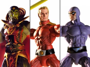Defenders Of The Earth Flash Gordon The Phantom Ming Set 3 Action Figures NECA - Picture 1 of 8