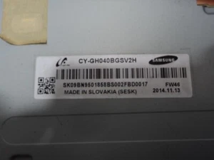 Pannello lcd Display Screen CY-GH040BGSV2H TV SAMSUNG UE40H5500 LED 40" - Foto 1 di 1