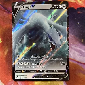 Pokémon TCG Lugia V Sword & Shield - Silver Tempest 138/195 Holo Ultra Rare - Picture 1 of 2