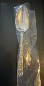 1 KIRK REPOUSSE STERLING SERVING SPOON 9" PRICE PER SERV SPOON 925/1000 - Picture 1 of 1