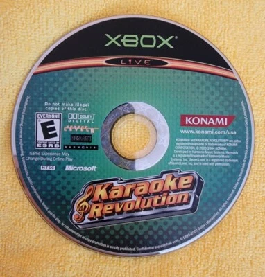 Original Xbox Karaoke Revolution disc only surface scratches  - Image 1 of 2
