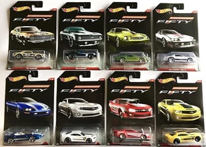 Hot Wheels Camaro FIFTY 1967-2017 50th Anniversary Complete 8 Car Set - Picture 1 of 6