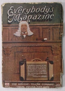 1905 EVERYBODY'S MAGAZINE~100 Pages/ADS!~JULIA MARLOWE~NYC Beggers~MISSIONARIES - Picture 1 of 12