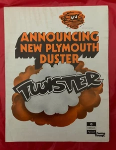 1971 Plymouth "DUSTER" - Original Car Dealer Sales Brochure / Catalog - Picture 1 of 3