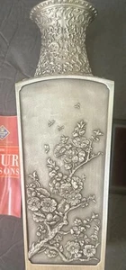 Vintage Selangor Four Seasons 8” Pewter Bud Vase - New in Box - Picture 1 of 5