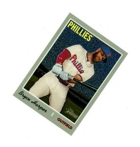 2019 Topps Heritage Chrome SP (Phillies) BRYCE HARPER /999! STAR - Picture 1 of 1