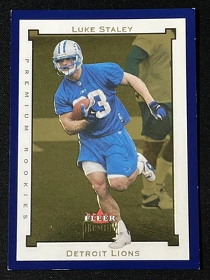 2002 Fleer Premium #144 Luke Staley #/1250 Detroit Lions - Image 1 of 2