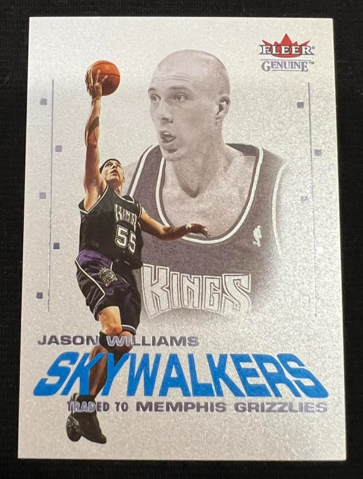 JASON WILLIAMS 2001-02 Fleer Skywalkers Genuíno #14SW NBA Sacramento Kings - Imagem 1 de 1