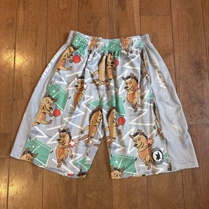 Youth Flow Society Lacrosse Shorts 8" Pickleball Dog Gray sz L - Picture 1 of 12