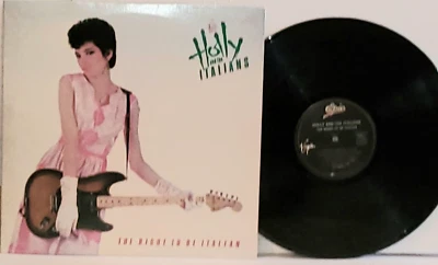 HOLLY AND THE ITALIANS Right to be Italian LP VG+ 1981 Epic NFE37359 Vinyl - Image 1 of 4