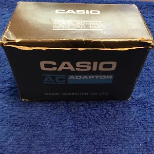 1980s Casio 220 Volt AC Adaptor Model AD-4845 220V European UK Power Computer - Picture 1 of 3