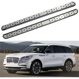 Fits for Lincoln Aviator 2020 2021 2022 Running Boards Side Steps Pedal Nerf Bar - Picture 1 of 10
