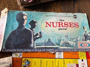 Vintage 1963 The Nurses board game - complete w/o box - Picture 1 of 6