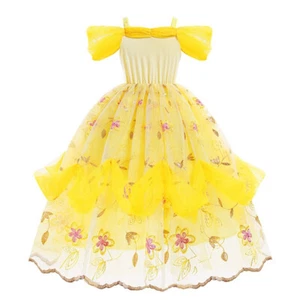 Belle Princess Birthday Party Dress w/Accessories - Picture 1 of 8