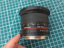 objectif samyang F2.8/12mm ED AS NCS FISH-EVE LENS Monture Canon