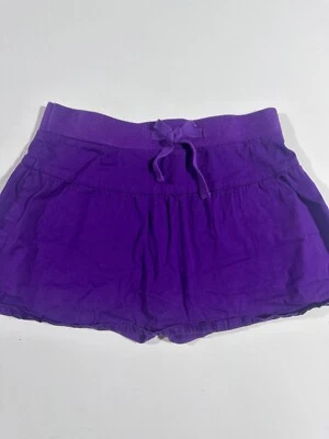 Faded Glory Solid Purple Skort Skirt Size Girl 10/12 L Large EUC - Image 1 of 4