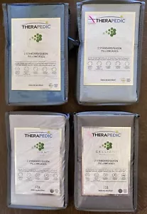 Therapedic Celliant 400tc Satin Weave Std. Kissenbezug-Sets, verschiedene (Neu in Verpackung) - Bild 1 von 6