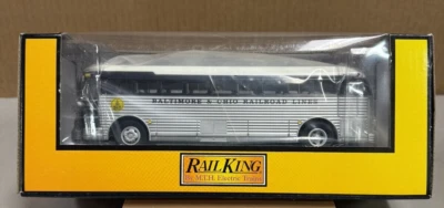 MTH Rail King  30-50055   Baltimore & Ohio RR Lines - Baltimore   Die-Cast Bus - Image 1 of 4
