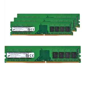 For Micron 4PCS 8GB 1RX8 PC4 2400T DDR4 19200mhz UDIMM Desktop Memory RAM - Picture 1 of 10