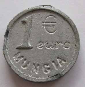 ZALDI2010 , FICHA MUNGIA 1 EURO . PRUEBA - Foto 1 di 2