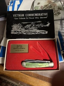 Frost Cutlery Vietnam Com. To Those Who Serve Limited Edition 2 Blade Trapper - Picture 1 of 1