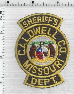 Caldwell County Sheriff's Dept. (Missouri) 1st Issue Shoulder Patch - Picture 1 of 1