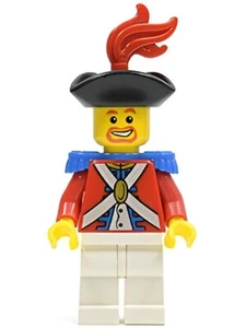 Lego Imperial Soldier II 6242 Barba Marrón Piratas II Minifigura - Imagen 1 de 2