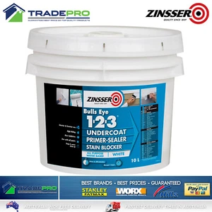 Paint White 10Ltr Zinsser® Premium Bulls Eye 3in1 Primer Sealer Undercoat 10 PRO - Picture 1 of 6
