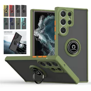 Case For Samsung S24 S23 Ultra S22 A16 A55 Magnetic Shockproof Stand Phone Cover - Picture 1 of 19