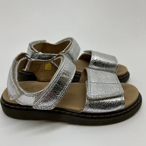 Dr Martens Girls Glitter Sandals Silver Size 3.5 Kids, Doc Martin 🔥 - Picture 1 of 8