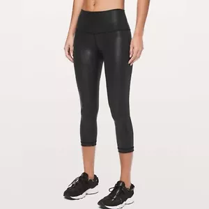 Lámina de tiro alto Lululemon Wunder Under Crop talla 4 - Imagen 1 de 11