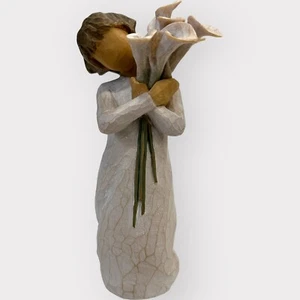 Estatuilla Willow Tree Beautiful Wishes de Susan Lordi Esculpida Pintada a Mano 2010 - Imagen 1 de 7