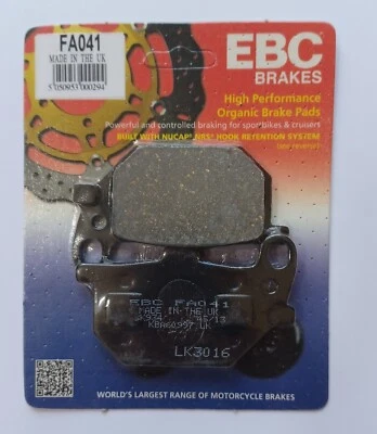 Pastillas de freno de disco delanteras o traseras EBC (1 juego) para Yamaha RD250 RD400 (1978 a 1979) Foto 1 de 2