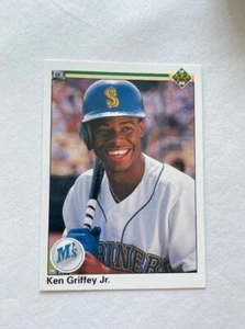 DCC: 1990 Upper Deck KEN GRIFFEY "Spelling Error" #156 Seattle Mariners MINT - Picture 1 of 2