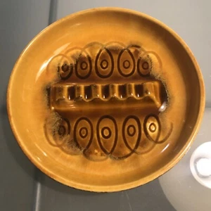 Vintage Mid Century Modern Royal Haeger # R1894 Ashtray Incised Design - Picture 1 of 3