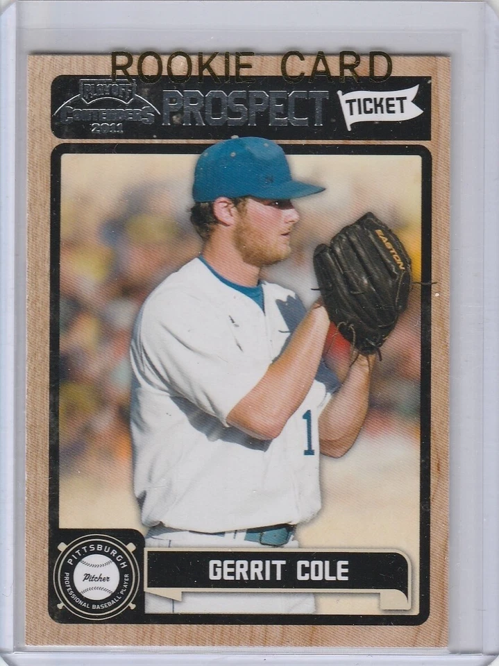 GERRIT COLE ROOKIE CARD 2011 Playoff Contenders PROSPECT TICKET Baseball RC - Image 1 of 2