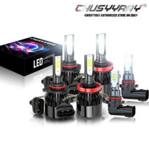 Para for Ford F150 2015-2020 Faros LED + Bombillas de luz antiniebla 6000K - Picture 1 of 16