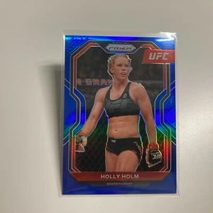 Holly Holm 2021 Panini Prizm UFC Blue Refractor Card 44/199 #4 - Picture 1 of 4