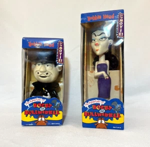 Cabeza Bobble de la película Sideshow Toys Boris & Natasha Rocky & Bullwinkle nueva en caja* otros - Imagen 1 de 12