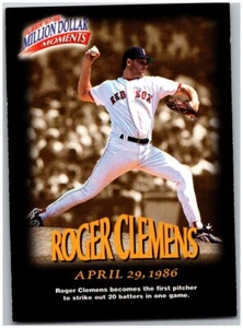 1997-98 Fleer Million Dollar Moments #12 Roger Clemens - HOF FREE SHIPPING! - Picture 1 of 2