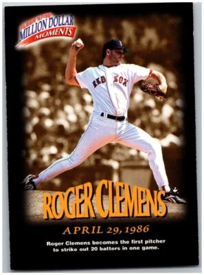 1997-98 Fleer Million Dollar Moments #12 Roger Clemens - HOF FREE SHIPPING! - Image 1 of 2