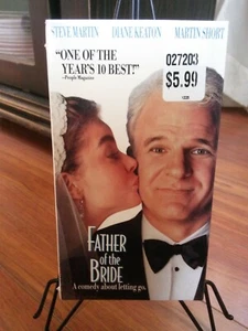 FATHER of the BRIDE ~ VHS ~ Steve Martin Diane Keaton New Sealed - Picture 1 of 2