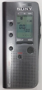 SONY IC Recorder ICD-B10 VOR Handheld Dictaphone Audio Voice Recorder WORKING F7 - Imagen 1 de 11