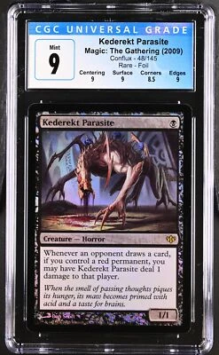 KEDEREKT PARASITE Conflux Foil Rare CGC 9 MTG [Nostalgium] - Image 1 of 2