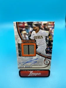 Luis Arraez 2025 Topps Update Major League Material Game-Used Mem Auto 21/25 - Picture 1 of 2