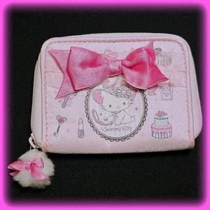 Sanrio Charmmy Kitty Hello Kitty Wallet Pink Used Rare No Tag - Picture 1 of 5