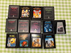 Atari 2600 Spielepaket - 13 Spiele - Pacman, Star Raiders, Yars Revenge, Star Wars - Bild 1 von 4