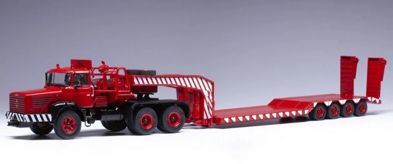Berliet TB015 M3 6x4 Truck 1960  with trailer Red 1:43 IXO TTR033 - Immagine 1 di 1