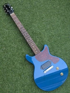 E-Gitarre Maison Les Paul Junior TV Yellow P90 Double Cutaway Blue - Bild 1 von 10