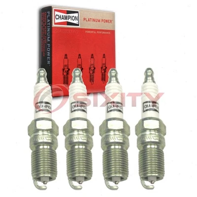 4 bujías Champion Platinum para Mercury Zephyr 1978-1982 2,3 L L4 tp Foto 1 de 4